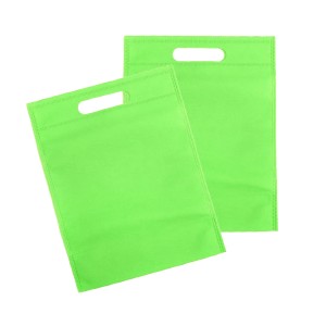 22.5x30x10 BOLSA DE FRISELINA RIÑON VERDE MANZANA